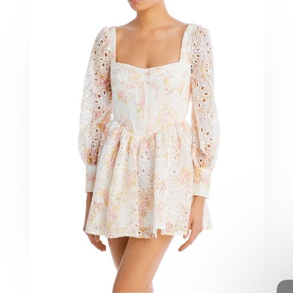 Bardot Lila Flounce Dress - Picture 1 of 5